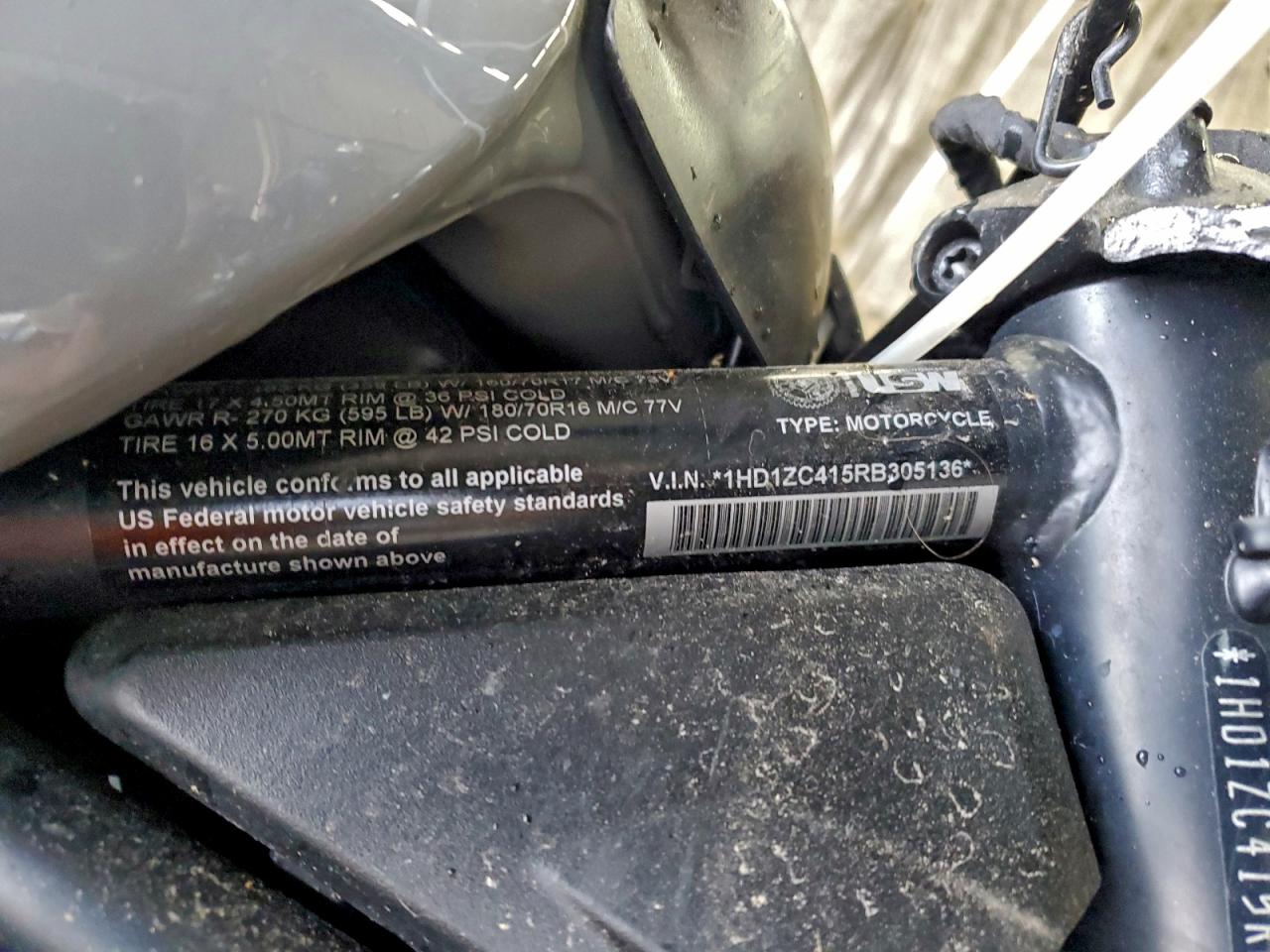 2024 Harley-Davidson Rh1250 S VIN: 1HD1ZC415RB305136 Lot: 93410395