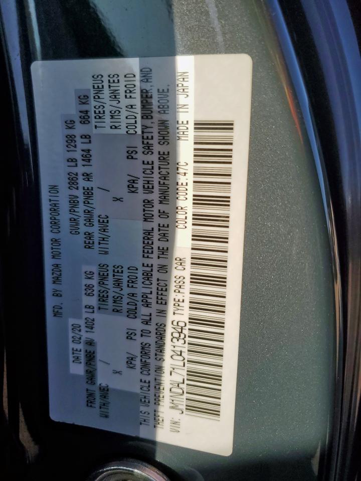 2020 Mazda Mx-5 Miata Club VIN: JM1NDAL71L0413946 Lot: 90936785