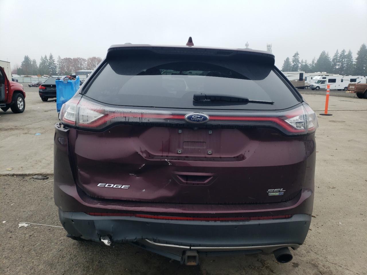 2017 Ford Edge Sel VIN: 2FMPK4J91HBC10397 Lot: 91851265