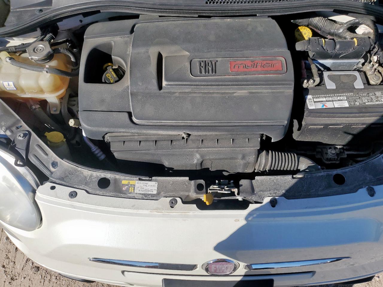 2015 Fiat 500 Lounge VIN: 3C3CFFCR7FT579836 Lot: 91161635