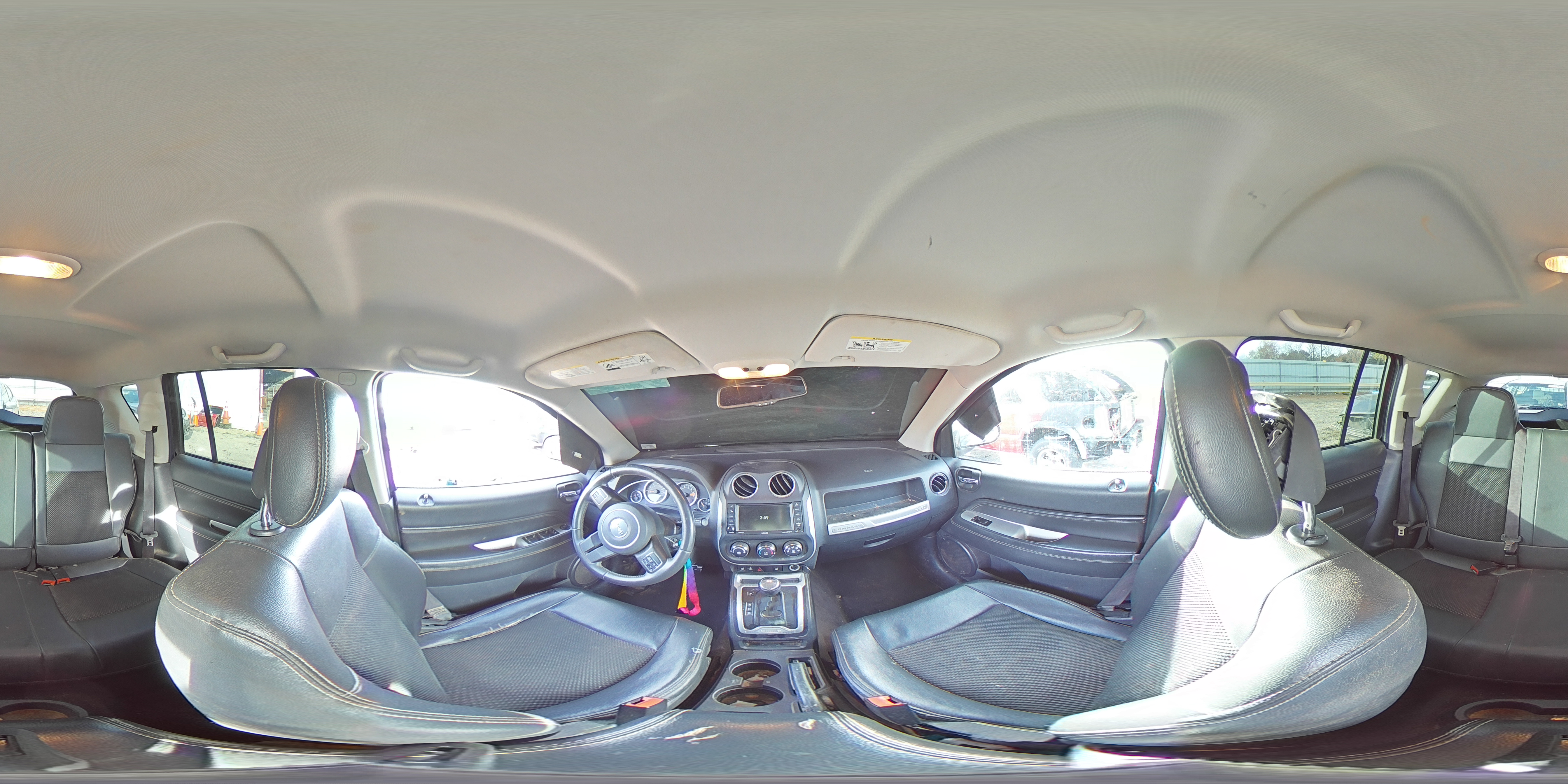 2014 Jeep Compass Latitude VIN: 1C4NJDEB0ED735100 Lot: 92493815