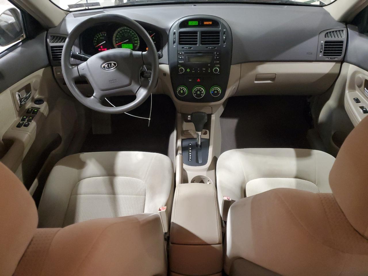 2007 Kia Spectra Ex VIN: KNAFE121075376442 Lot: 92800765