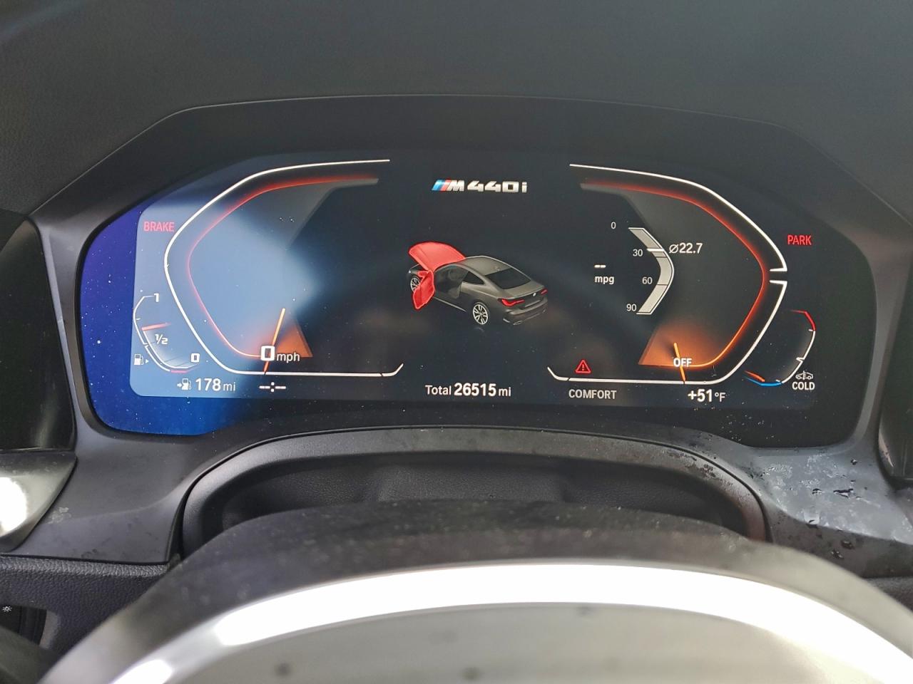 2023 BMW M440I VIN: WBA83AP09PCL45586 Lot: 93972305