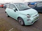 2018 FIAT 500 1.2 LOUNGE 3DR for sale at Copart SANDTOFT