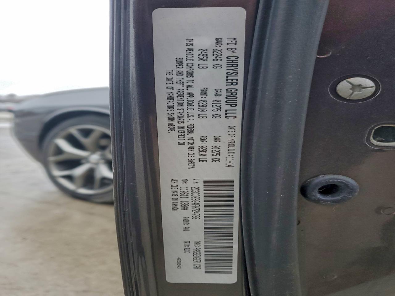 2015 Dodge Challenger Sxt Plus VIN: 2C3CDZBG4FH724766 Lot: 93232015