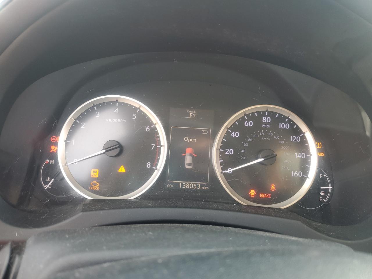 2014 Lexus Is 350 VIN: JTHBE1D20E5000598 Lot: 85393835