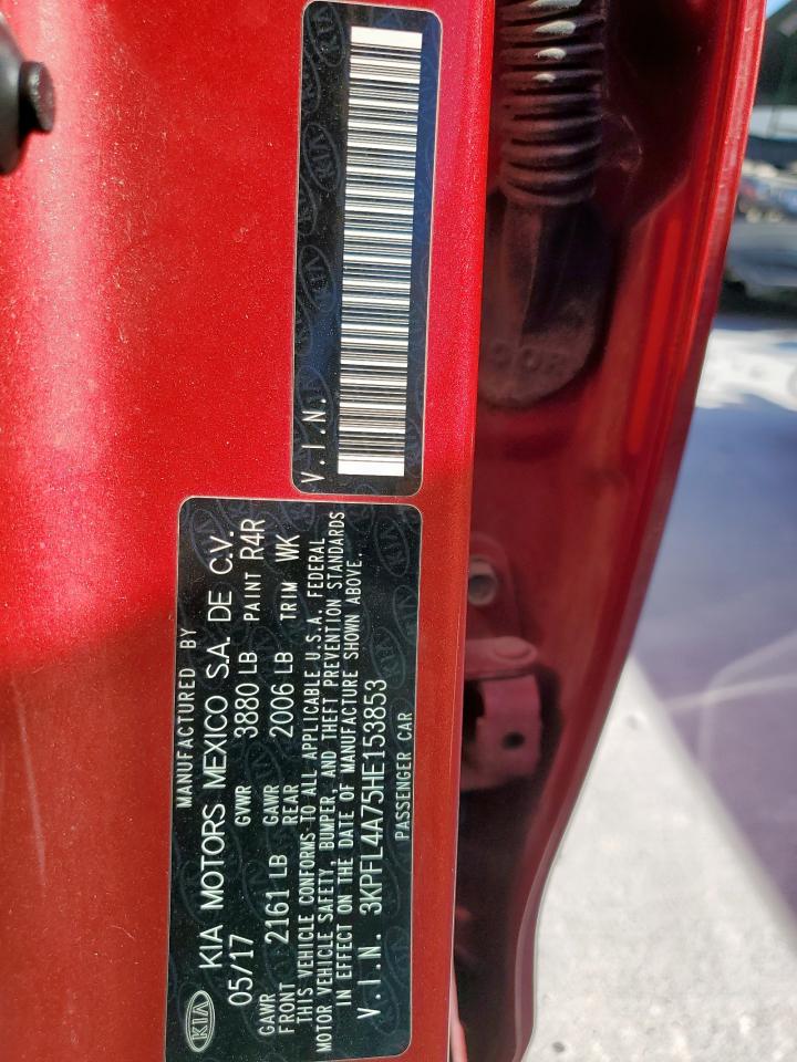 2017 Kia Forte Lx VIN: 3KPFL4A75HE153853 Lot: 91789505