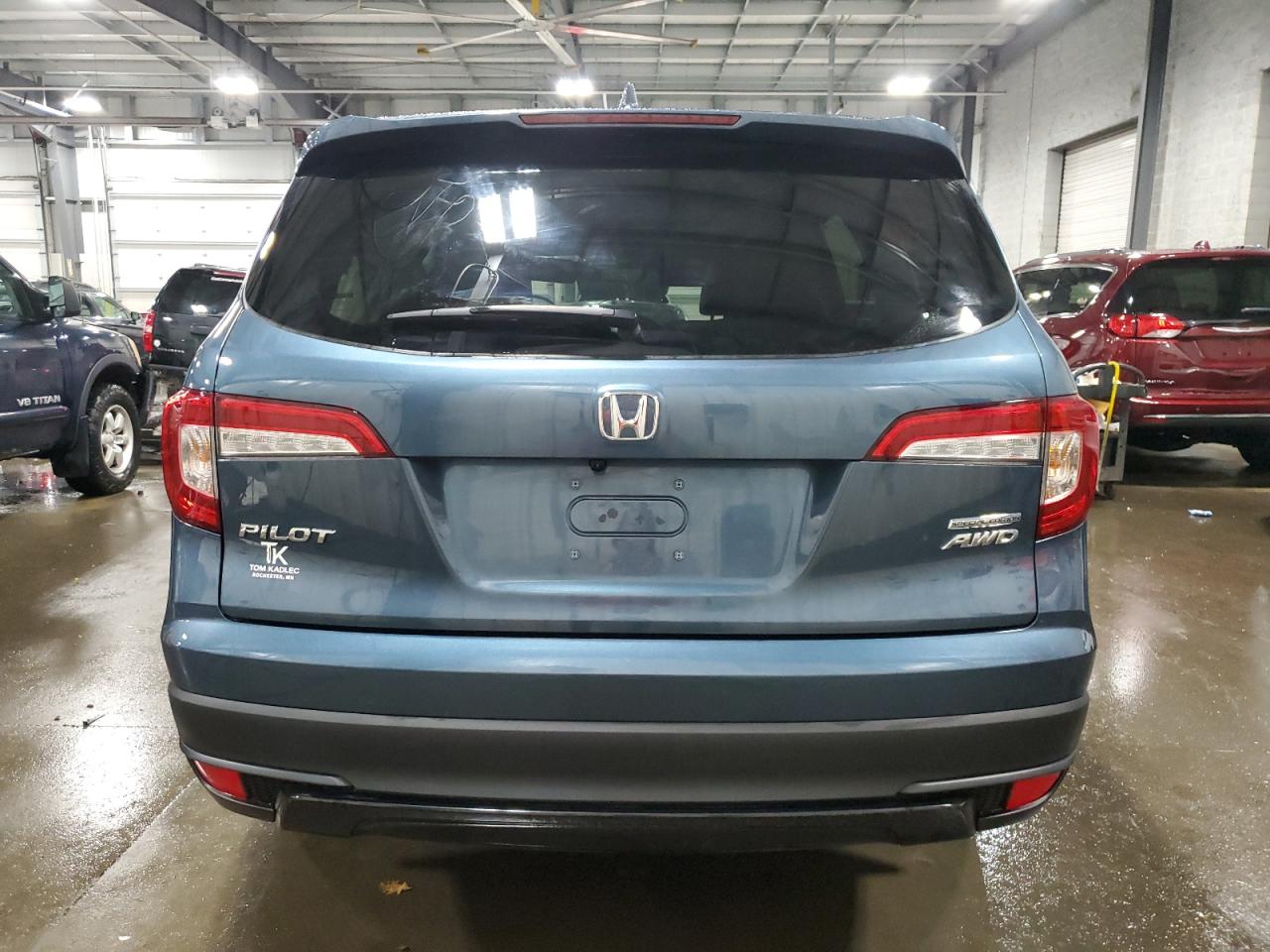 2021 Honda Pilot Se VIN: 5FNYF6H29MB087821 Lot: 93500705