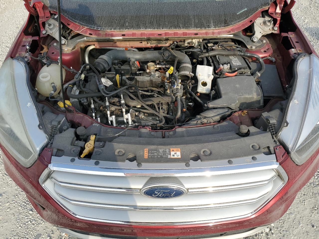 2017 Ford Escape Titanium VIN: 1FMCU0JD7HUA92680 Lot: 92758355