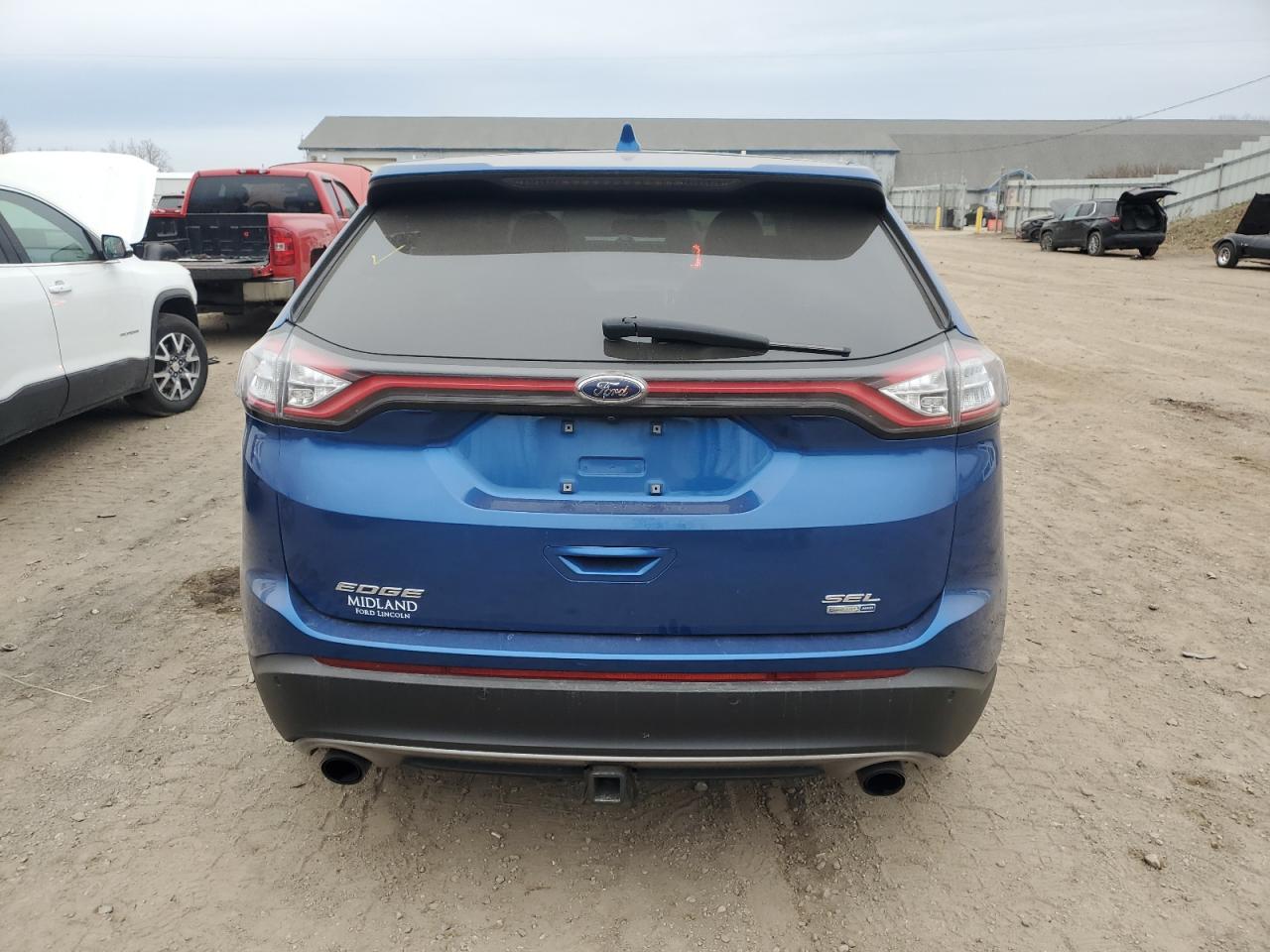 2018 Ford Edge Sel VIN: 2FMPK4J9XJBC11604 Lot: 92634675