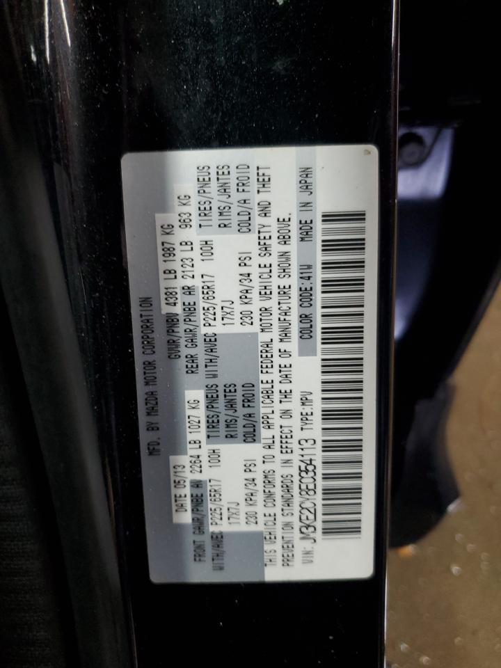 2014 Mazda Cx-5 Touring VIN: JM3KE2CY8E0354113 Lot: 91895205