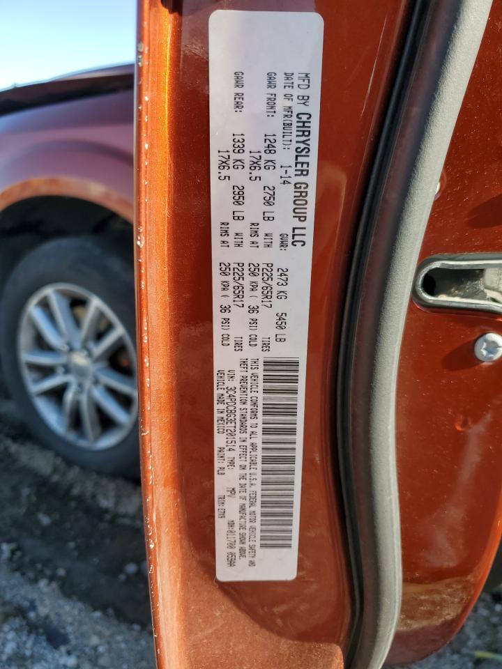 2014 Dodge Journey Sxt VIN: 3C4PDCBG3ET201514 Lot: 92935245