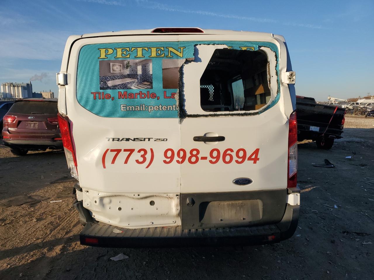 2019 Ford Transit T-250 VIN: 1FTYR1YM4KKB01782 Lot: 90638265