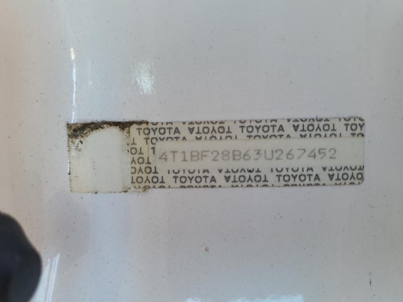 2003 Toyota Avalon Xl VIN: 4T1BF28B63U267452 Lot: 91414435