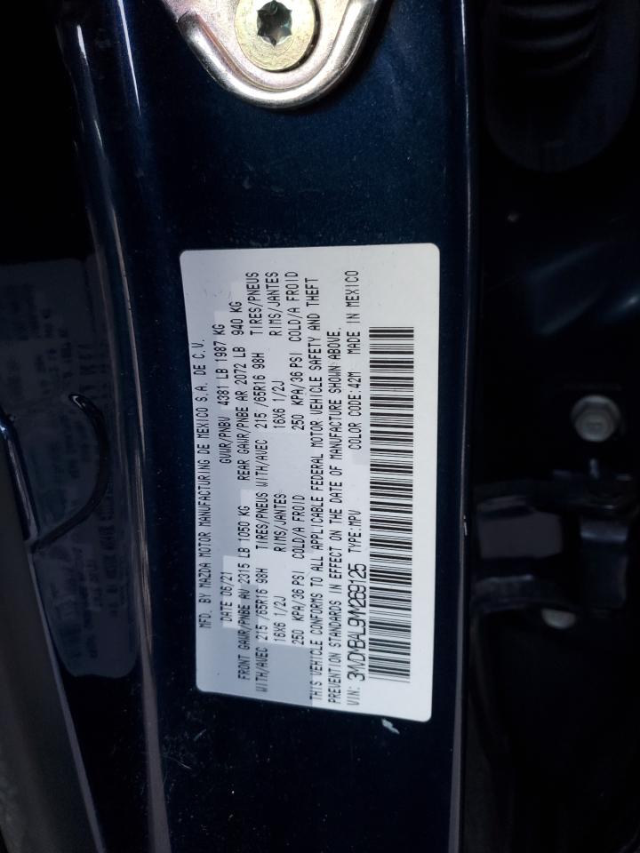 2021 Mazda Cx-30 VIN: 3MVDMBAL9MM269125 Lot: 93806545