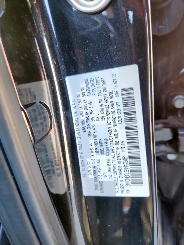 2022 Mazda Cx-30 Preferred VIN: 3MVDMBCL9NM423461 Lot: 90261145