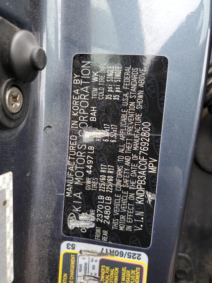 2015 Kia Sportage Lx VIN: KNDPB3AC0F7692800 Lot: 92496565