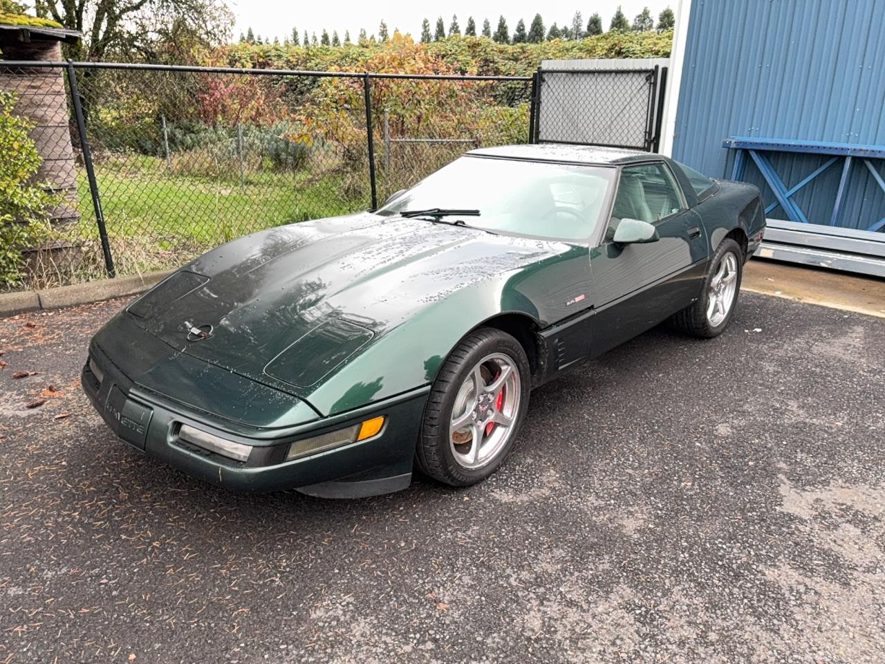 1995 Chevrolet Corvette green coupe gas 1G1YY22P8S5116000 photo #3