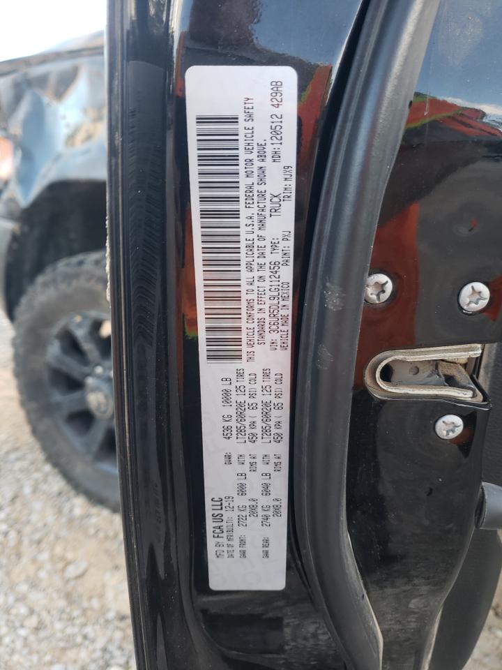 2020 Ram 2500 Big Horn VIN: 3C6UR5DL9LG112456 Lot: 92719925