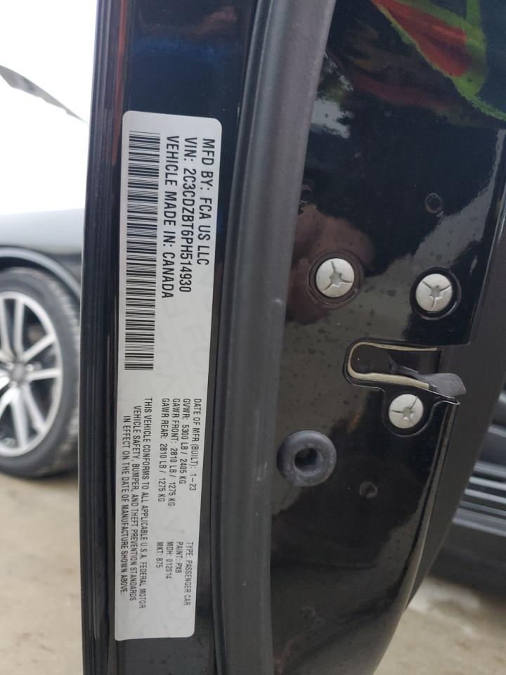 2023 Dodge Challenger R/T VIN: 2C3CDZBT6PH514930 Lot: 93458895