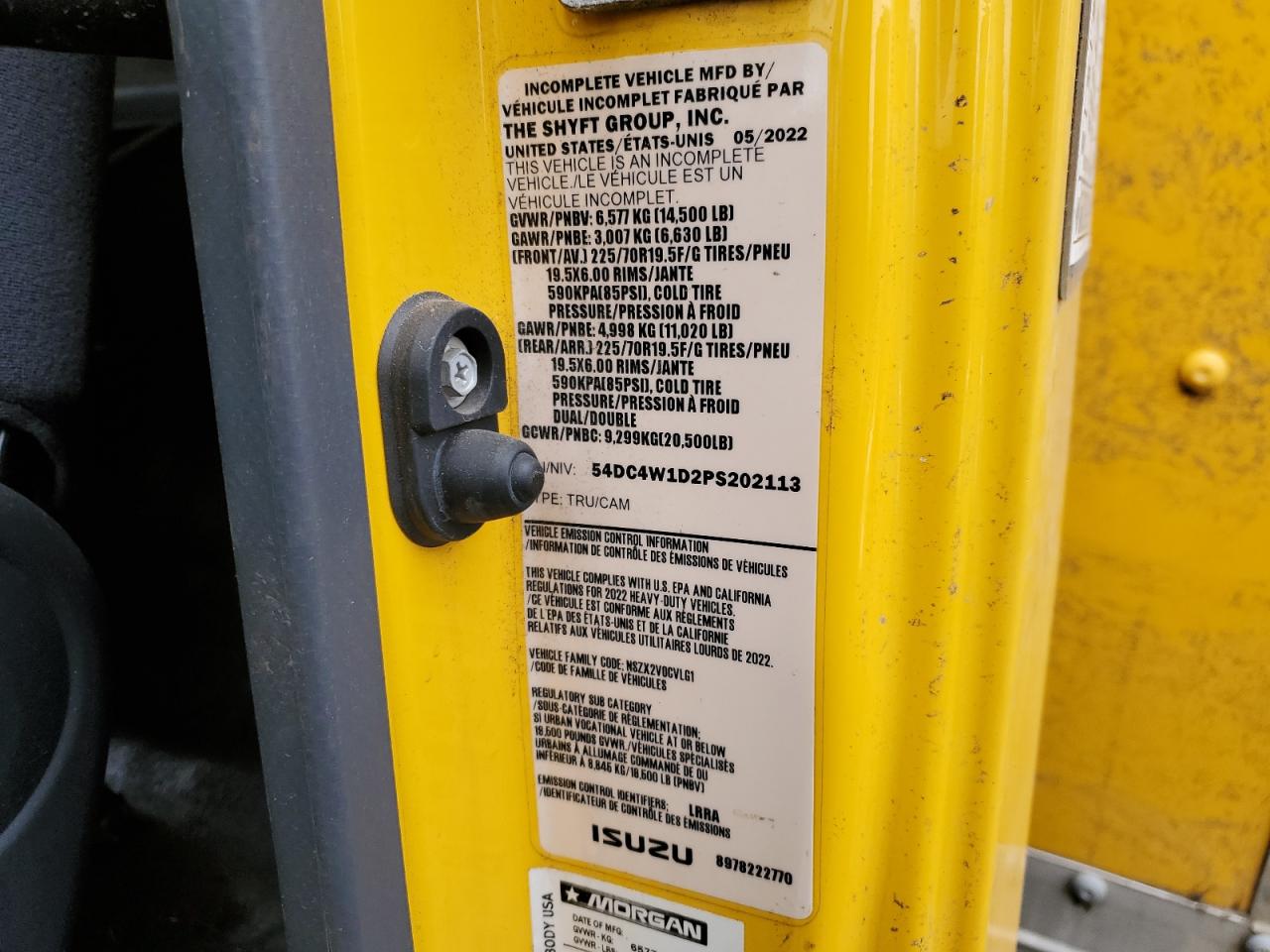 2023 Isuzu Npr Hd - Box Truck VIN: 54DC4W1D2PS202113 Lot: 93218115