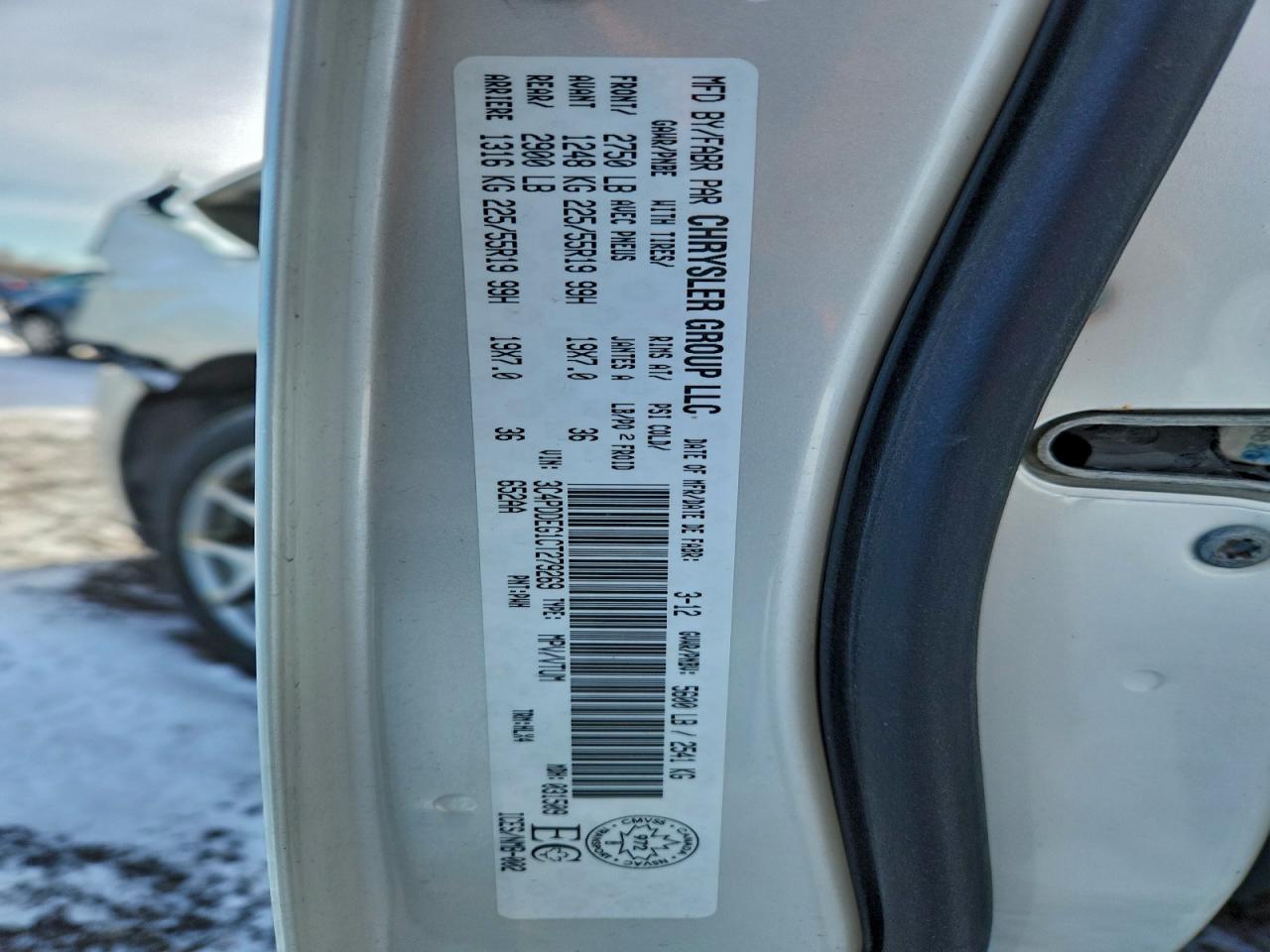 2012 Dodge Journey R/T VIN: 3C4PDDEG1CT279269 Lot: 94252435