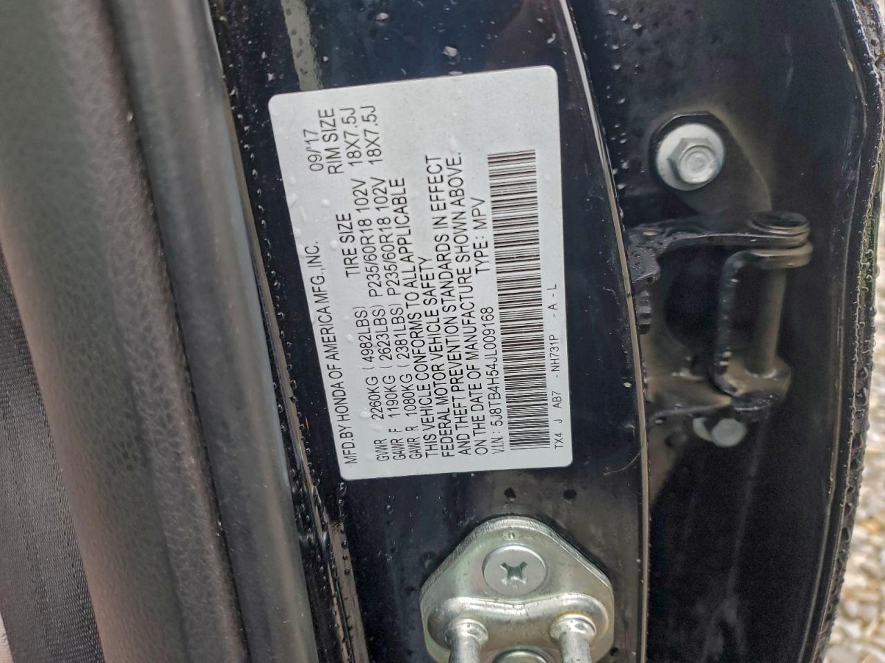 2018 Acura Rdx Technology VIN: 5J8TB4H54JL009168 Lot: 94413385