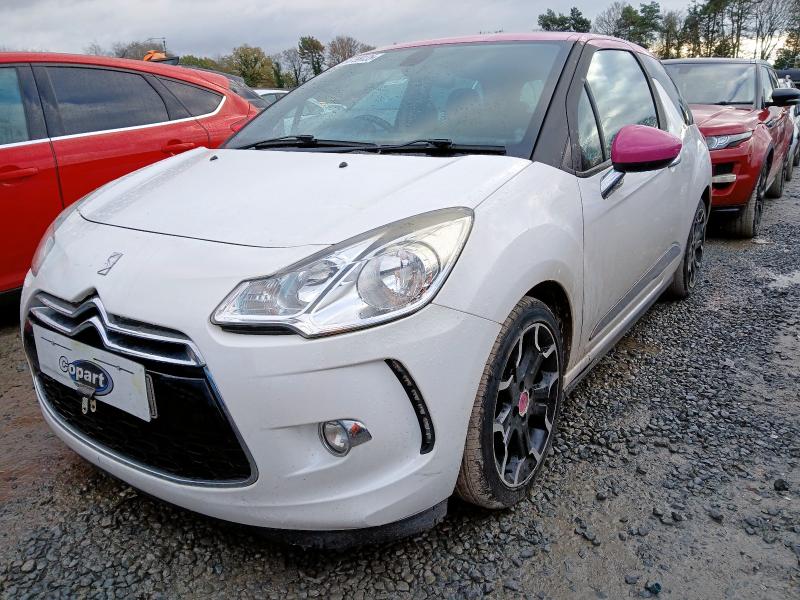 2012 CITROEN DS3 1.6 E-HDI AIRDREAM DSTYLE PLUS 3DR for sale at Copart WOLVERHAMPTON