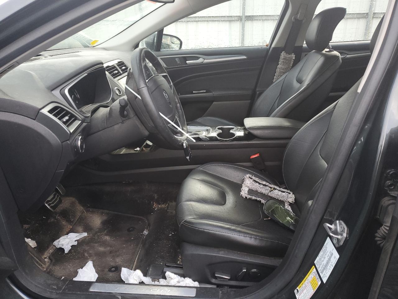 2015 Ford Fusion Titanium VIN: 3FA6P0D90FR156147 Lot: 91204375