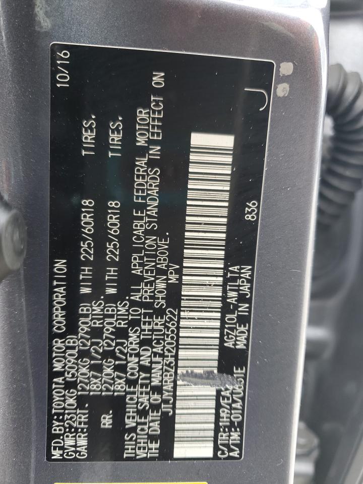 2017 Lexus Nx 200T Base VIN: JTJYARBZ3H2055622 Lot: 93249845