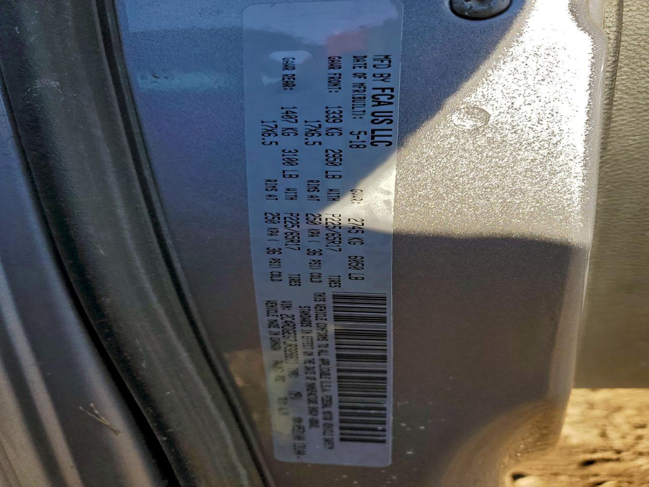 2018 Dodge Grand Caravan Gt VIN: 2C4RDGEG7JR328811 Lot: 94502535