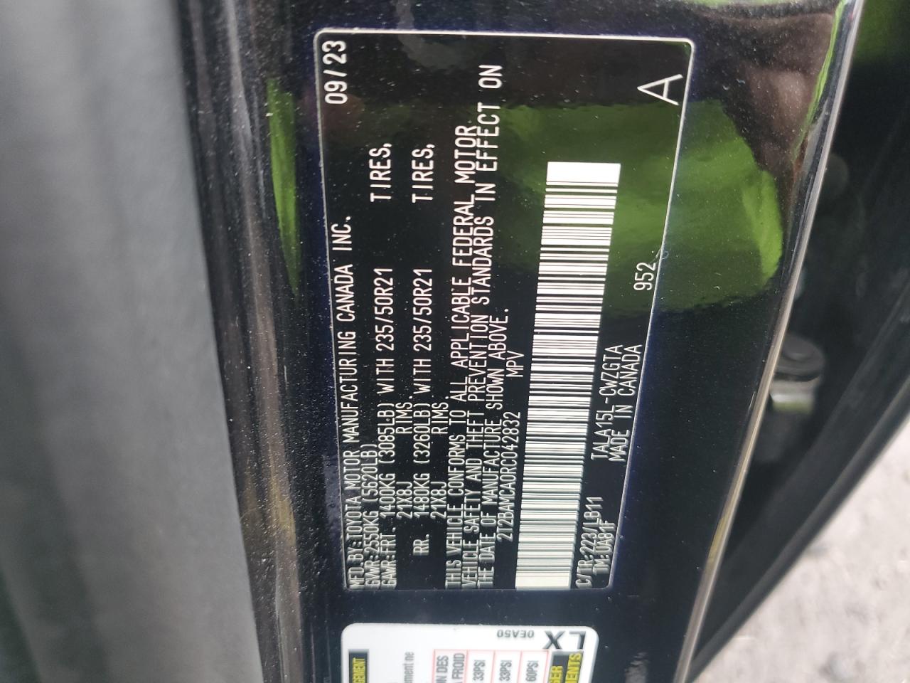 2024 Lexus Rx 350 Base VIN: 2T2BAMCA0RC042832 Lot: 91845105