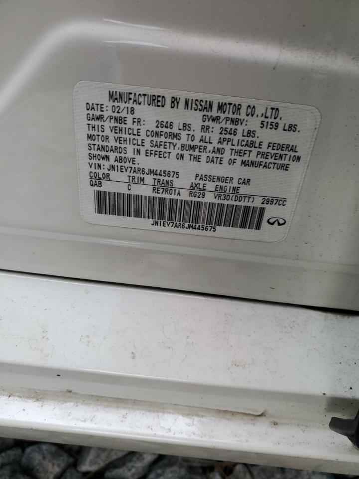 2018 Infiniti Q50 Luxe VIN: JN1EV7AR6JM445675 Lot: 92235565