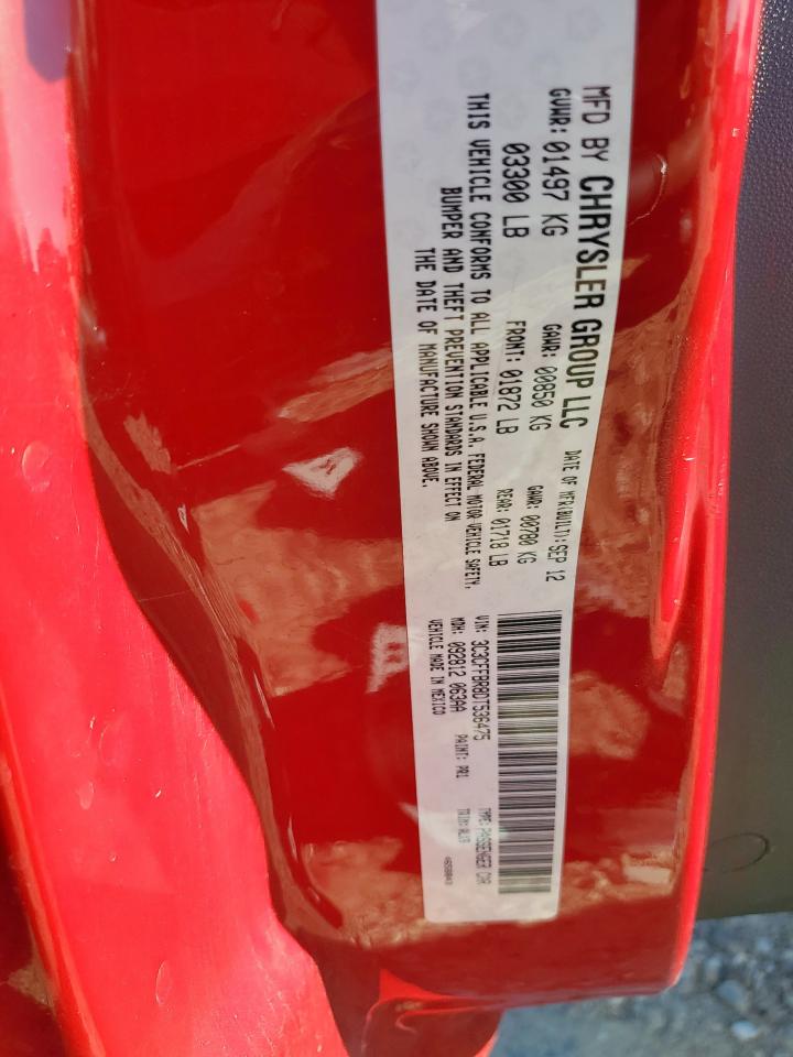 2013 Fiat 500 Sport VIN: 3C3CFFBR8DT536475 Lot: 91106345