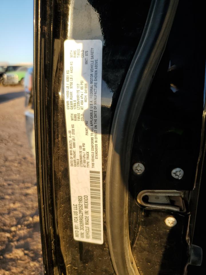 2023 Ram 3500 Tradesman VIN: 3C63RRGL2PG521953 Lot: 91564035