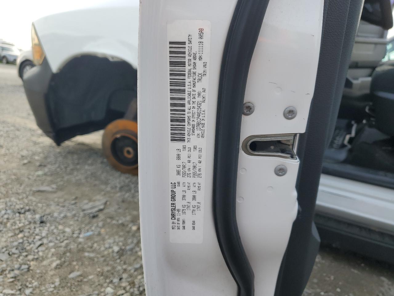 2010 Dodge Ram 1500 VIN: 1D7RB1CP4AS154321 Lot: 93349615