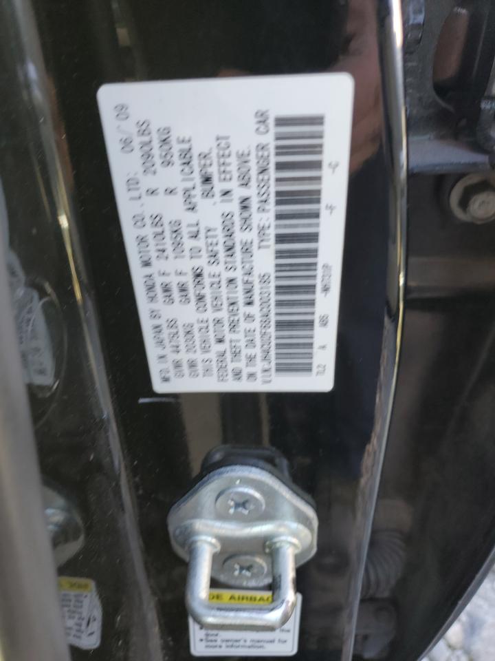 2010 Acura Tsx VIN: JH4CU2F68AC003185 Lot: 93021885