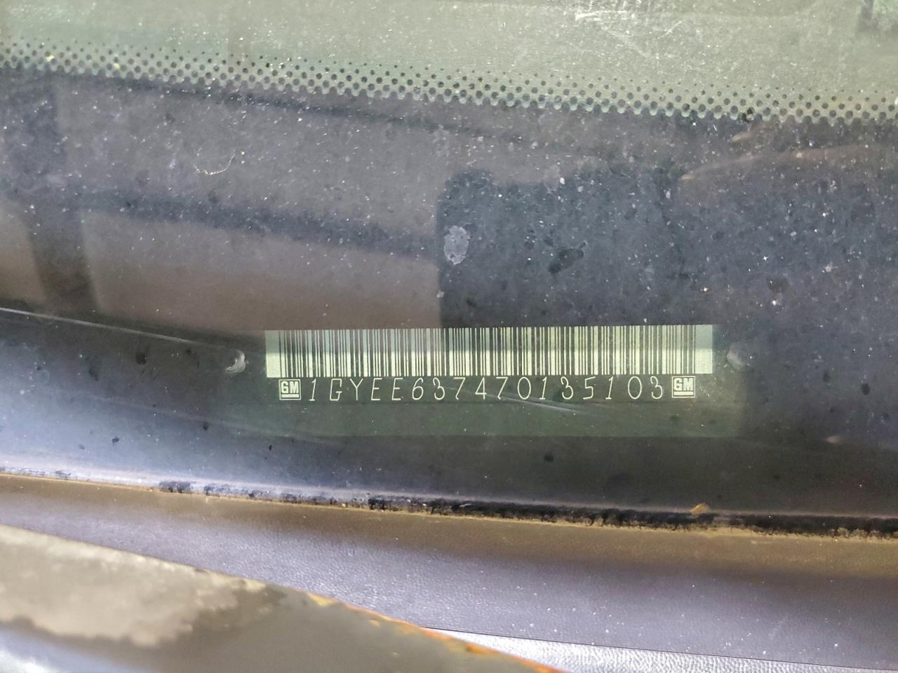 2007 Cadillac Srx VIN: 1GYEE637470135103 Lot: 94320465