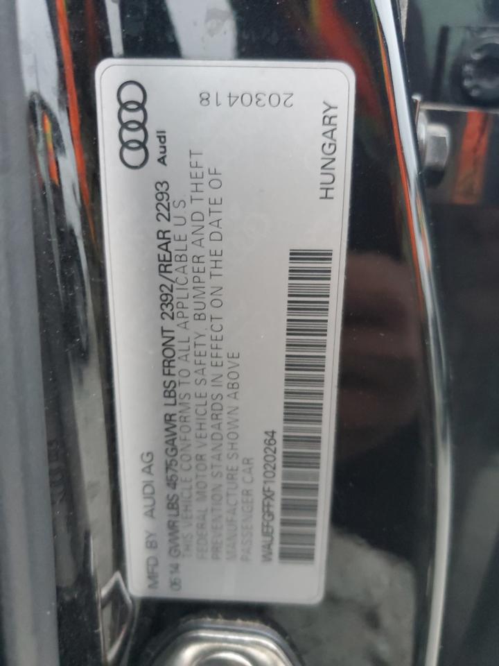 2015 Audi A3 Premium Plus VIN: WAUEFGFFXF1020264 Lot: 93023465