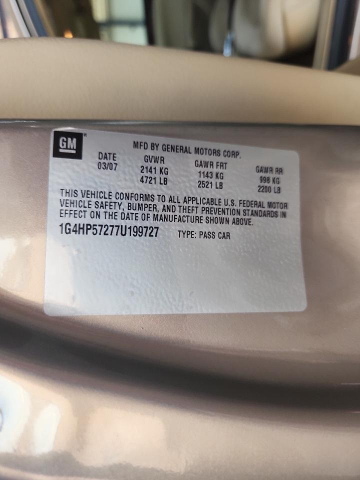 2007 Buick Lucerne Cx VIN: 1G4HP57277U199727 Lot: 93330715