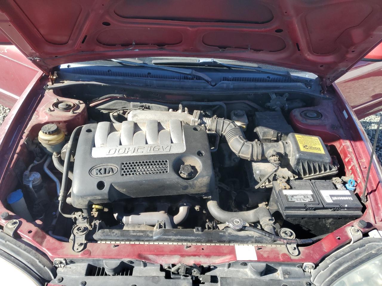 2004 Kia Spectra Base VIN: KNAFB121445318449 Lot: 90544925