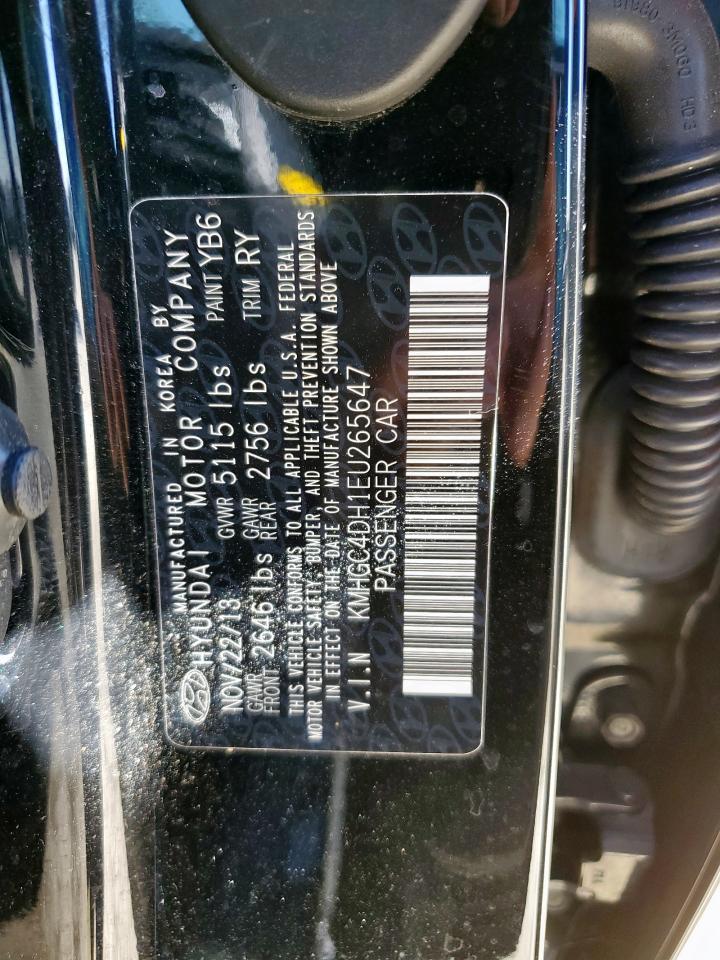 2014 Hyundai Genesis 5.0L VIN: KMHGC4DH1EU265647 Lot: 90600915