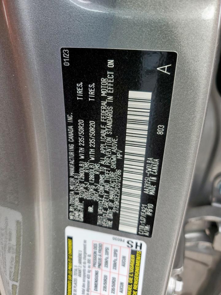 2023 Lexus Nx 350H VIN: 2T2GKCEZ5PC012786 Lot: 92516975