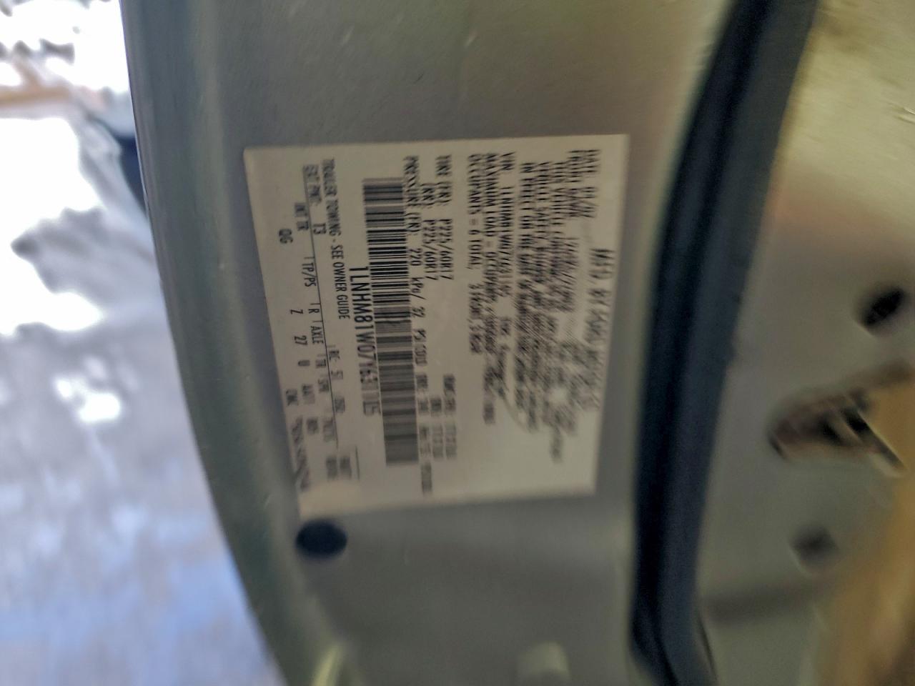 2007 Lincoln Town Car Signature VIN: 1LNHM81W07Y631105 Lot: 93705915