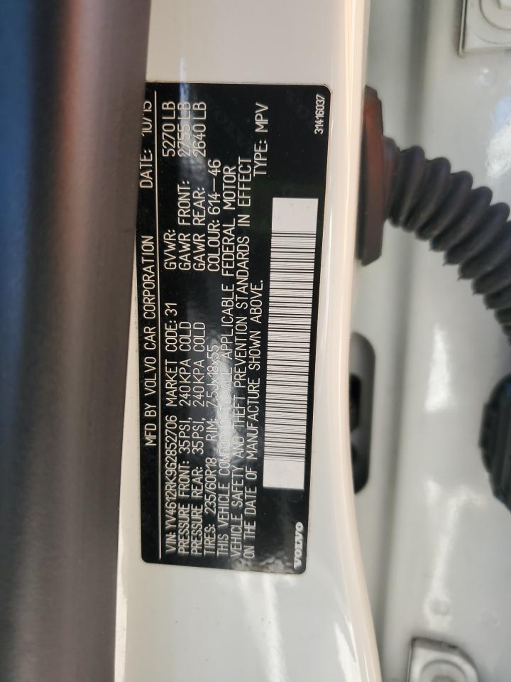 2016 Volvo Xc60 T5 Premier VIN: YV4612RK9G2852706 Lot: 92623895