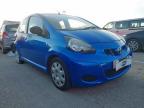 2010 TOYOTA AYGO 1.0 VVT-I BLUE 5DR MMT for sale at Copart SANDWICH