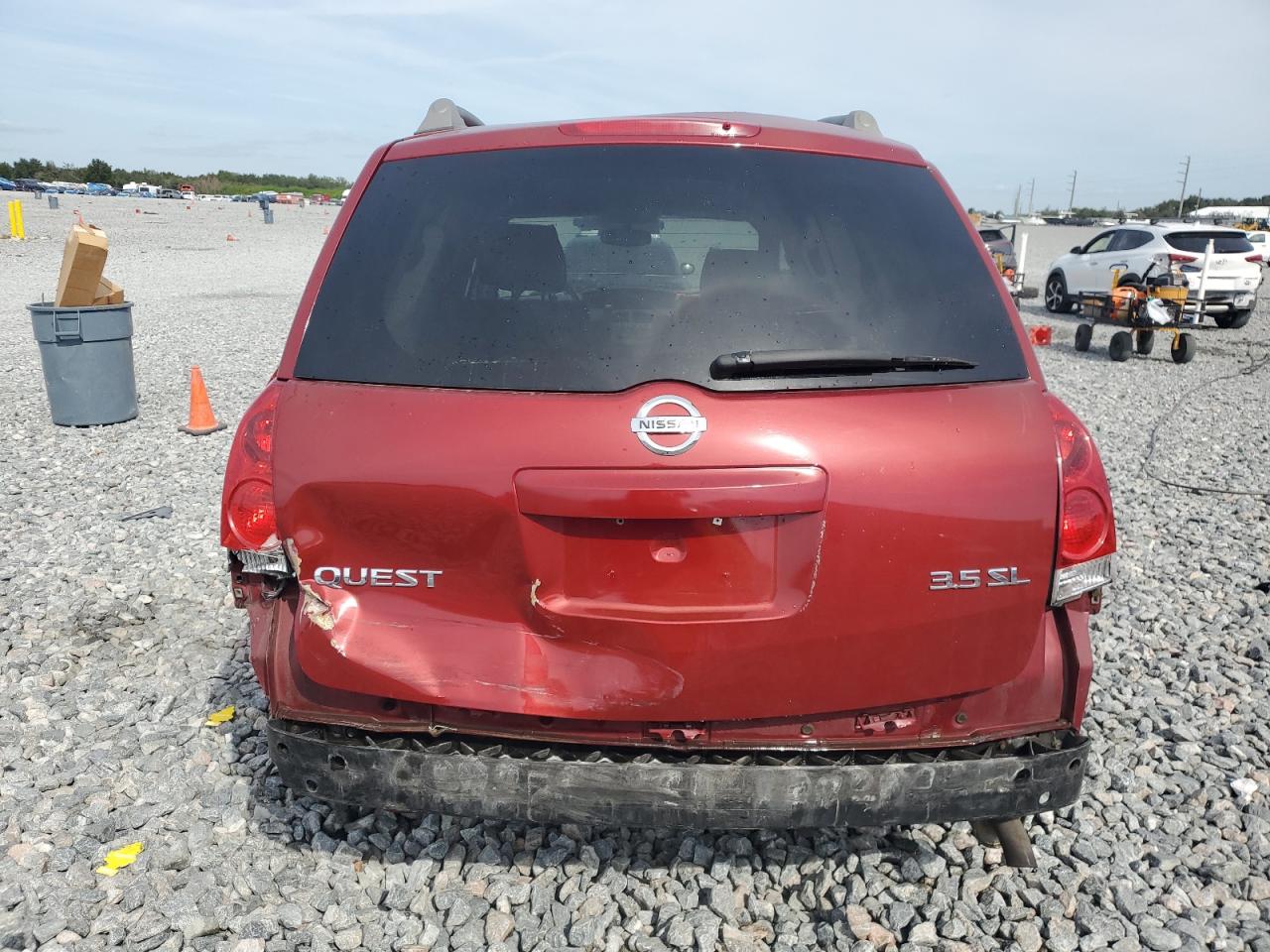 2005 Nissan Quest S VIN: 5N1BV28U35N134696 Lot: 92066465