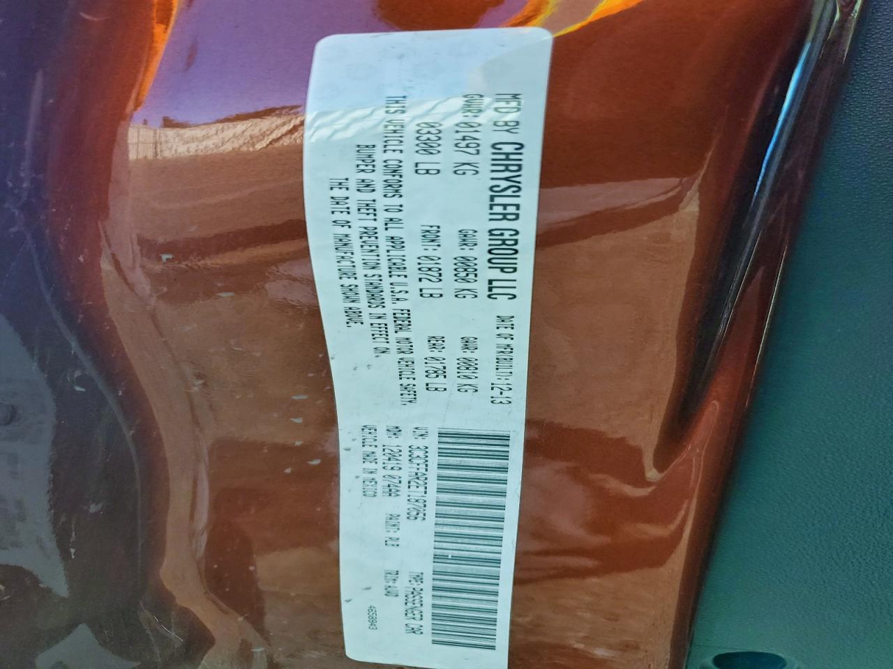 2014 Fiat 500 Pop VIN: 3C3CFFAR2ET187056 Lot: 94715625