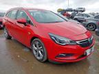 2018 VAUXHALL ASTRA 1.6 CDTI 16V 136 SRI 5DR for sale at Copart PETERLEE