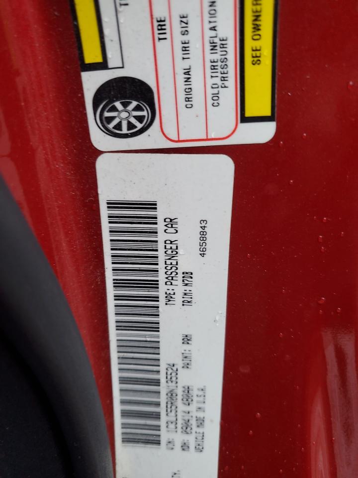 2008 Chrysler Sebring Touring VIN: 1C3LC55R08N135524 Lot: 93598905